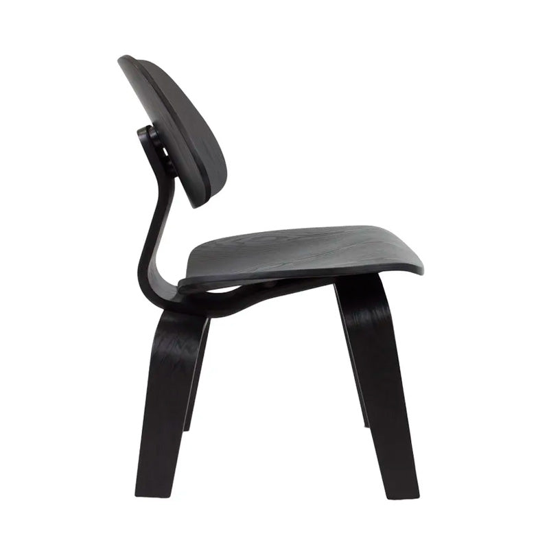 Silla Eames Plywood Alta Negra